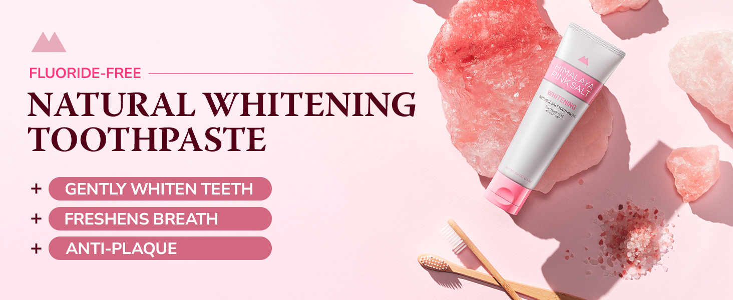 Fluoride Free Toothpaste I Natural Toothpaste for Teeth Whitening I Gum Health Care