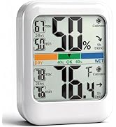 G.CATACC Digital Hygrometer Indoor Thermometer Humidity Meter Gauge, Room Thermometer Temperature...