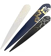 Uncommon Desks Letter Opener - 3 Pack Plastic Letter Opener with Trendy Designs, Safe Plastic Edg...