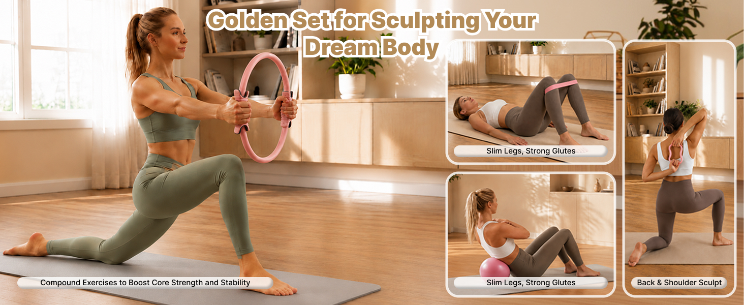 Pilates Ring Set