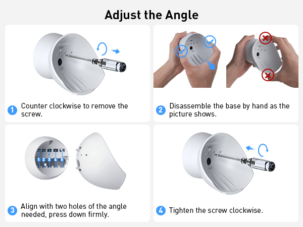 Adjust the Angle