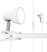 TOPMB LED Clip on lamp,5W Super Bright Reading Light, 330° Rotation Small Lamp with Clamp on Desk...