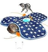 Sofolor Interactive Cat Toy Rechargeable, Cat Exercise Toys for Indoor Bored Adult Cats, Hide and...