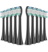 Replacement Toothbrush Heads Compatible with AquaSonic Black Series, Vibe Series, Black Series Pr...