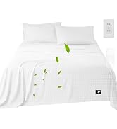 Organic Grounding Sheet 10% Silver for Bed Sleeping Therapy with Connection Cord,Grounding Sheets...