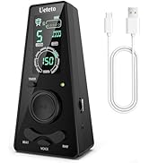 Ueteto Digital Metronome for Piano, Guitar, Drum, Violin Practice, Metronome with Human Voice and...
