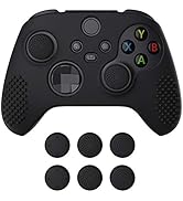 eXtremeRate PlayVital Black 3D Studded Edition Anti-Slip Silicone Cover Skin for Xbox Series X/S ...