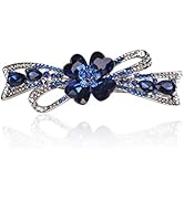 Sankuwen Flower Hairpin Rhinestone Hair Clips Hair Jewelry Barrettes for Women Gifts for Girls Fa...