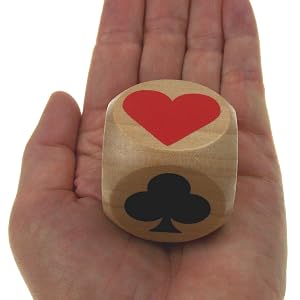 40mm trump suit maker wood dice