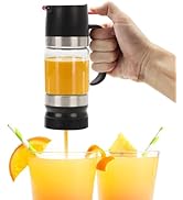 Honey Dispenser, Glass Honey Dispenser No Drip, Honeys Pot with Stand, Refillable Honeys Containe...