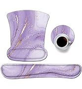 Ergonomic Mouse Pad with Wrist Support Gel, DINKY Upgraded Keyboard Wrist Rest Pad Set, Lovely Co...