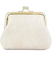 Sanxiner Cute Floral Buckle Coin Purses Vintage Pouch Kiss-lock Change Purse Wallets…