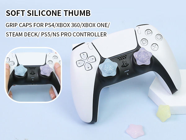 Cute Switch 2 Thumb Grips Cap for PS5 PS4 Xbox Switch Pro Steam Deck Controller