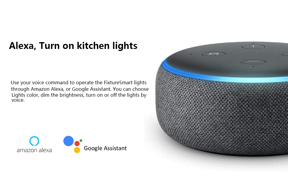 Alexa under cabinet lights