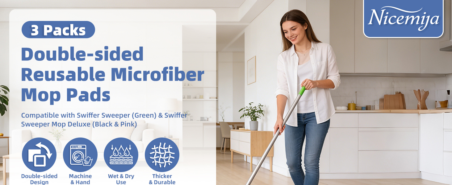 Reusable Swiffer Mop Pads