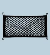 VEHIRIE 2 Pack Small Cargo Net Pocket Storage Pouch Bag 21 x 9.8 Inches RV Netting Elastic Automo...