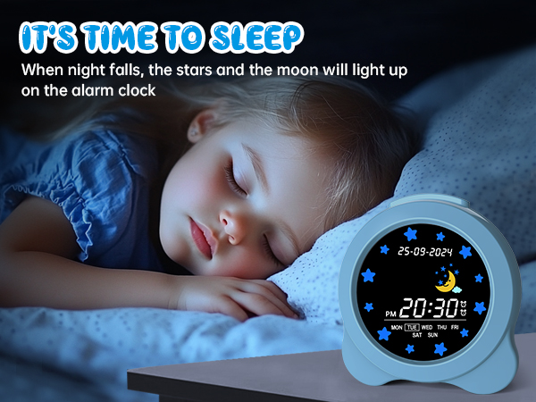 Kids Digital Alarm Clock Colorful