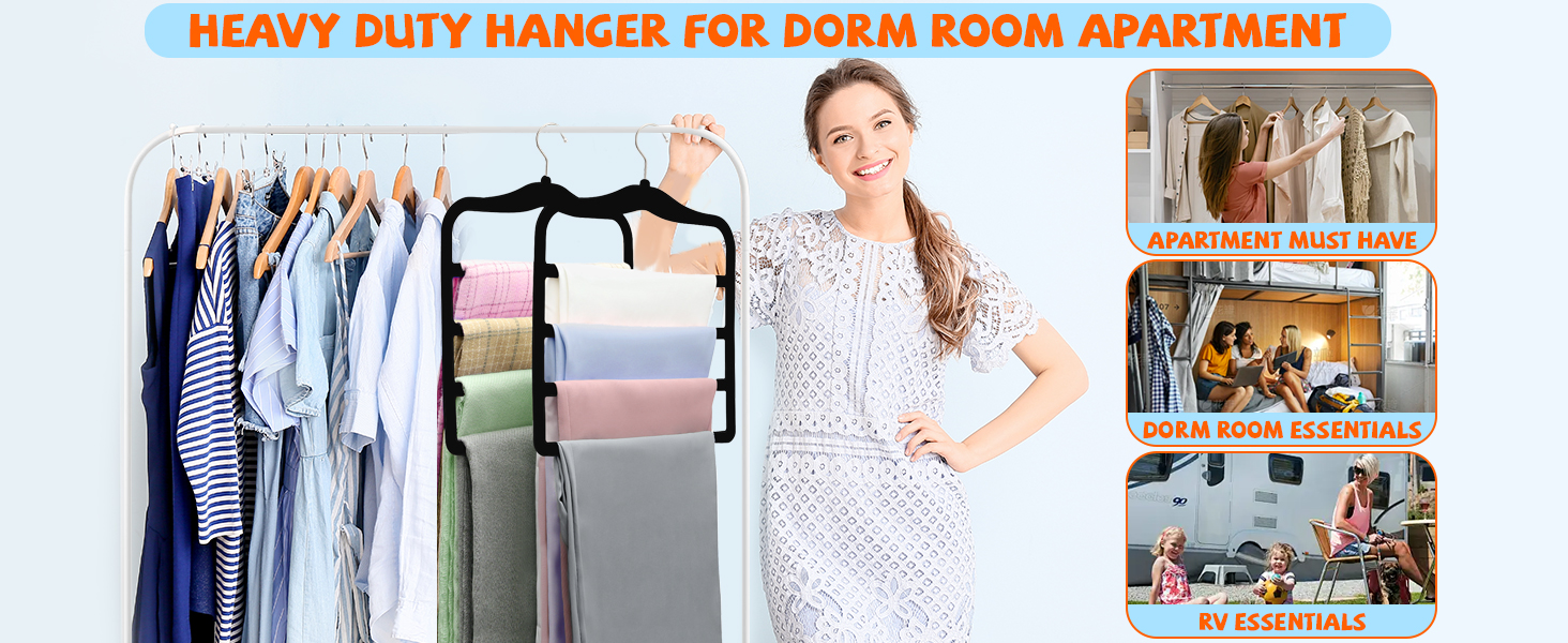 space-saving hangers