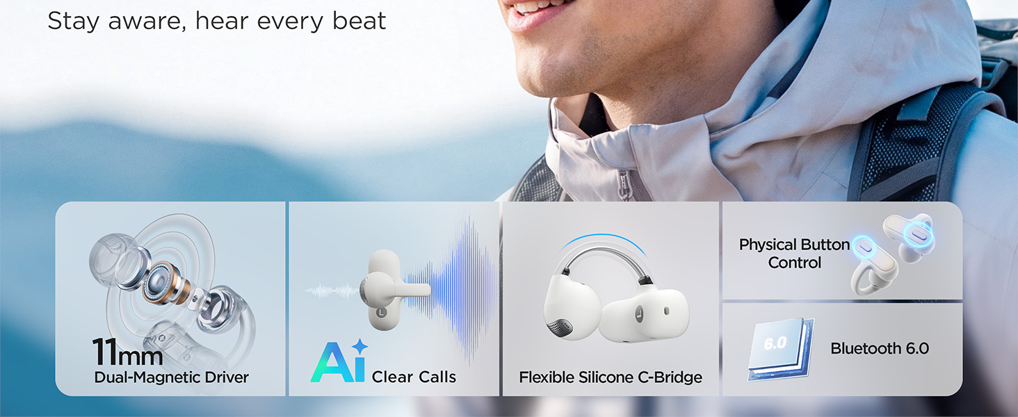 clip-on earphones