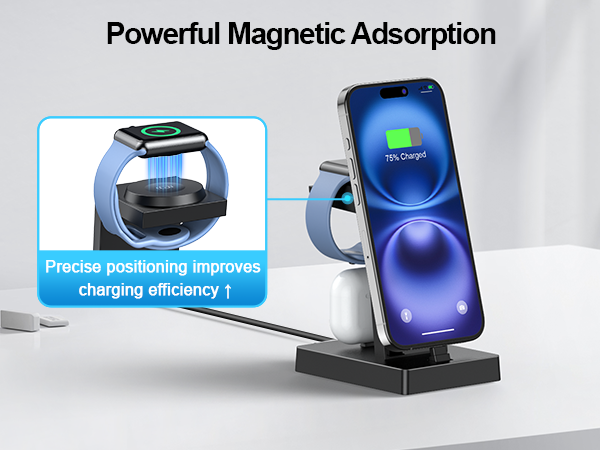 3 in 1 charging station apple usb c