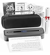 Itari M832 Portable Printer for Travel with Case and 4 Rolls Paper, Inkless Thermal Printer, Supp...