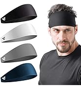 Vgogfly Running Headbands for Men Sweatbands Sports Sweat Bands Mens Workout Thin Fitness Gym Yog...