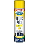 Sprayway Furniture Polish, 16oz, Pack of 6 | Cleans, Waxes, Dusts with Fresh Lemon Fragrance | Fo...