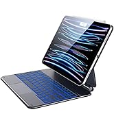 CHESONA Magnetic Floating Keyboard Case for iPad Pro 11 2022, Multi-Touch Trackpad with 7 Color B...