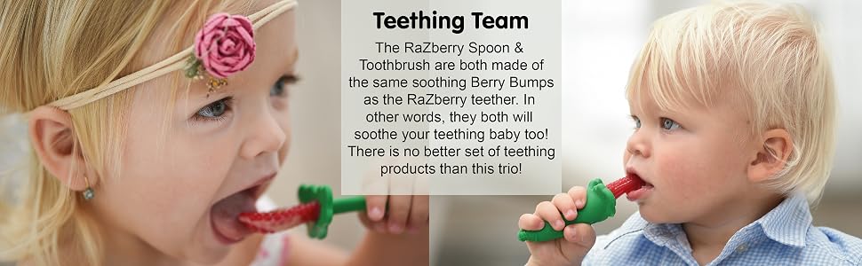 Spoon, Toothbrush, Teething Set