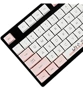 YMDK ZDA Profile 136 Keys Chis Cat Five Sides Dye Sublimation PBT KEYCAP XDA V2 for Standard ANSI...