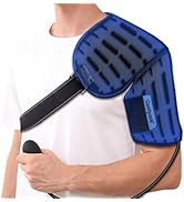 Shoulder Brace Ice Pack Wrap for Rotator Cuff and Arm, 3D Gel Cold Compression Sleeve fo...