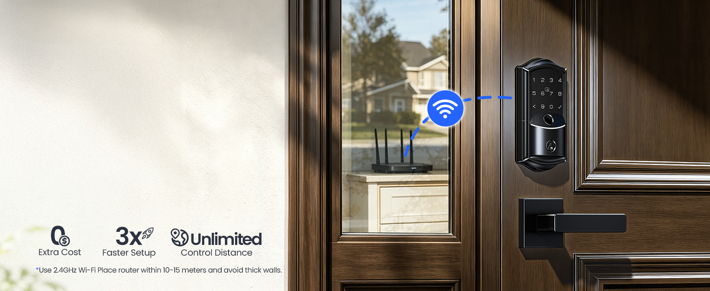 WiFi Smart Lock Control from Anywhere no hub need
