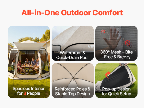 Screen house toutside bug balcony apartments screen house camping portable in porch single person