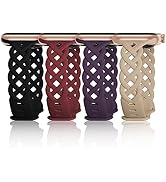 Slim Silicone Bands Compatible with Apple Watch Band 40mm 38mm 41mm 44mm 45mm 46mm 49mm 42mm Wome...