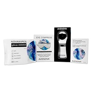 Novawipes, Eye Compress, i-Chek and Avenova Spray