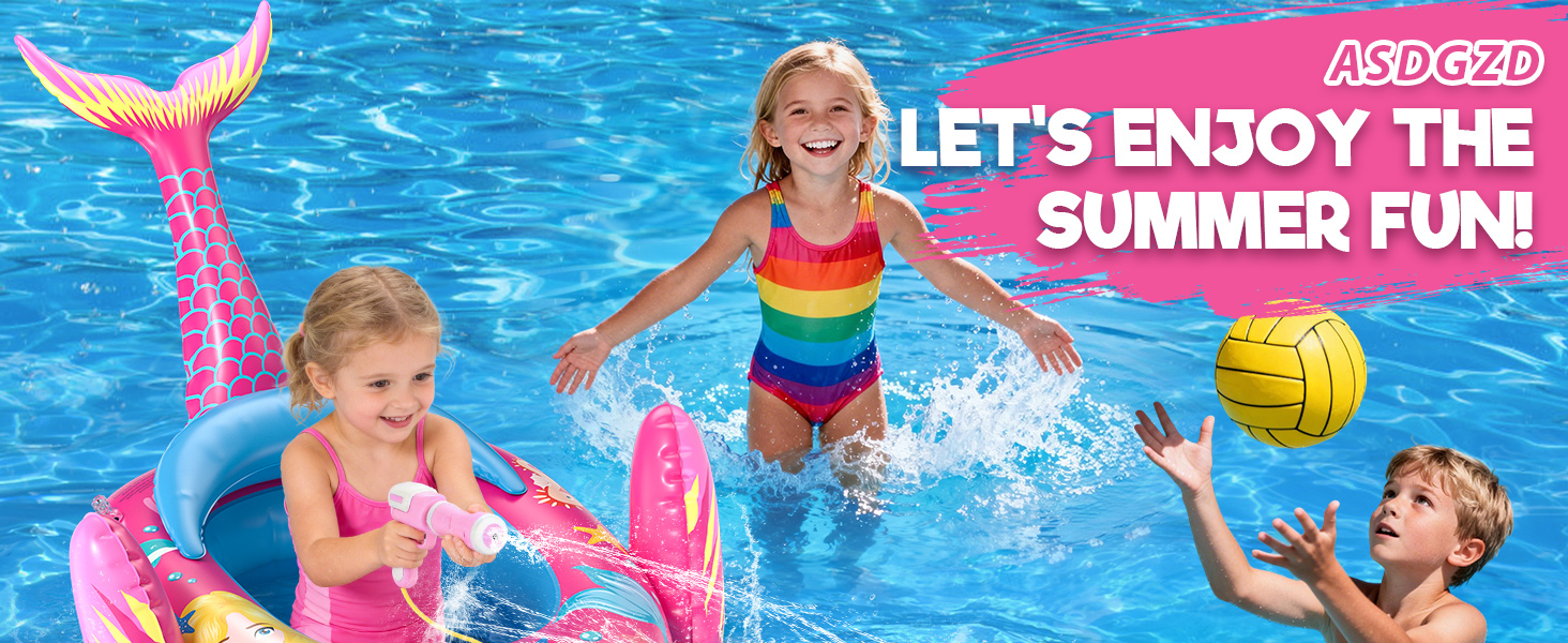 Kids Pool Floats with Water Gun