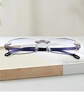 rimless reading glasses for men