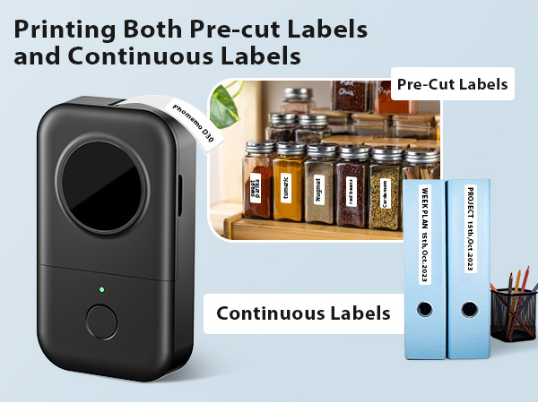 Phomemo D30 Portable Bluetooth Label Maker & Printer