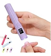 ELUCIA Handheld UV Nail Light – Flash Cure Pen & UV Nail Pen, Cordless Rechargeable Mini UV Light...