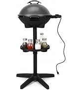 I-Keukenn Outdoor Electric Grill for Balcony, Backyard & Outdoor Camping - 2-in-1 Grill Stove, No...
