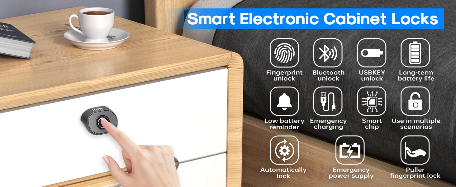 Bluetooth Fingerprint Cabinet Lock