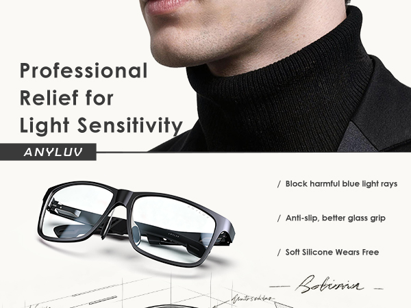 blue light glasses men
