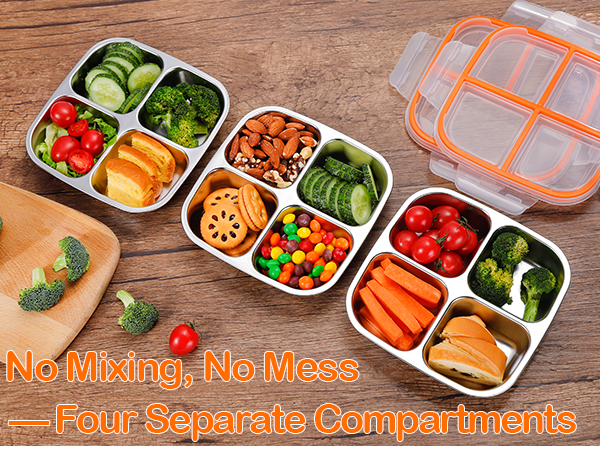 metal snack containers with lids
