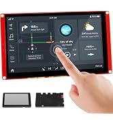ELECROW ESP32 Display 800×480, 7 Inch HMI ESP32 RGB TFT LCD Touch Screen with Acrylic Case, 32-Bi...
