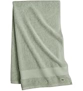 Lacoste Heritage 100% Supima Cotton Bath Towel, Aloe, 30