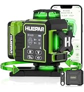 Huepar Laser Level 360 Self Leveling, W04CG 4x360° Bluetooth Construction Lazer Leveler Tool with...