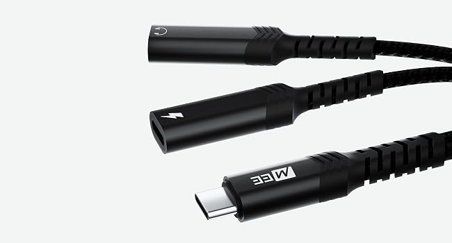 MEE audio 2-in-1 USB-C Audio AND Charging Splitter