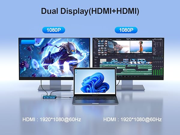 Dual Display HDMI+VGA