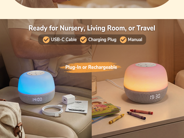Ready for Nursery, LivingRoom,or Travel
