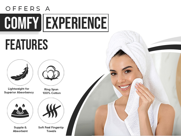 bathroom washcloths reusable face towels body washcloths